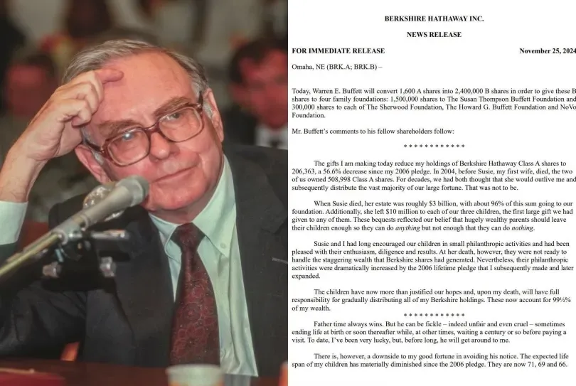 巴菲特的財富傳承：家族價值與慈善理念的交織